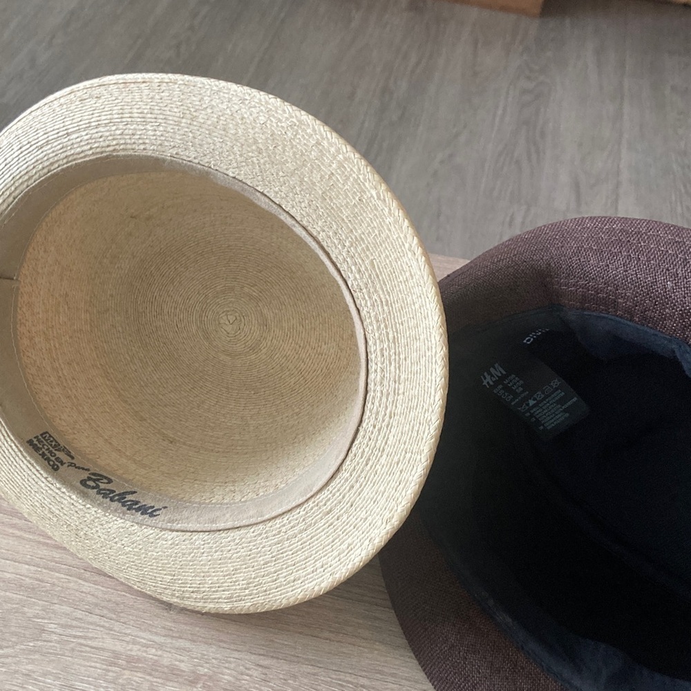 Beige and Brown Hats